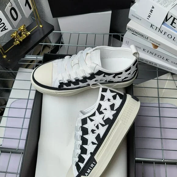 AMIRI New men lace-up versatile canvas shoes - Picture 3 of 6